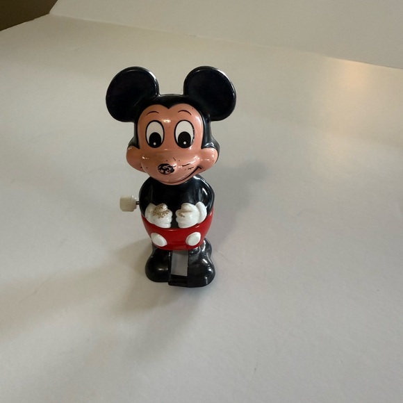 Disney Other - Vintage Classic Mickey Mouse Black and Red Wind-Up Toy